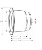 Portabicchieri in plastica ITC