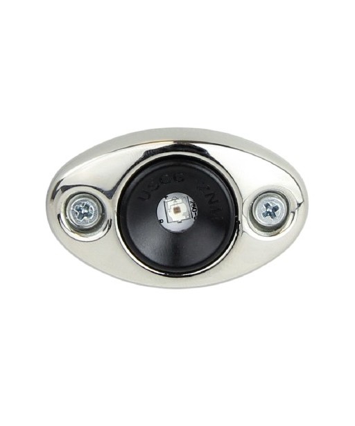 Modular Navigation Light (Red LED) Side Mount w/ SS bezel