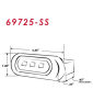 Exterior LED Docking/Flood Light (Recess Mount)