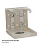 Vertical Mount Adjustable Drink Holder (White)