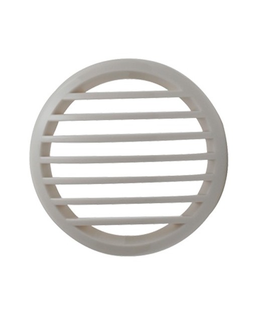 Grille de 3 pouces, courbée, résistante aux UV (BLANC)