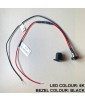 LED Pin Light Wit (3000k) met Zwarte Rand