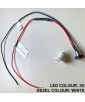 LED Pin Light Wit (3000k) met Zwarte Rand