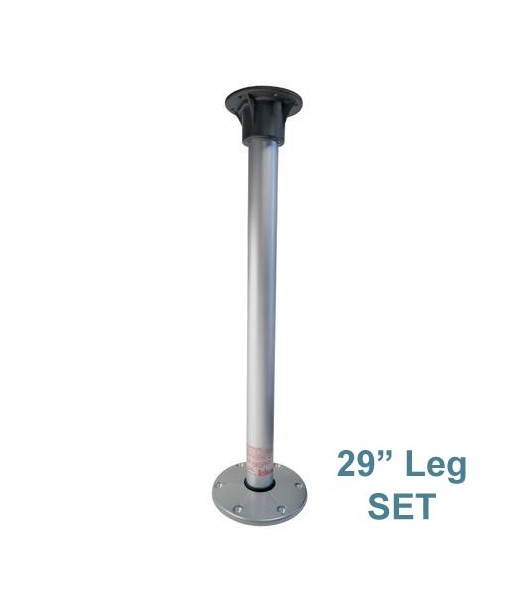 Redwood Silver 29" Table leg SET