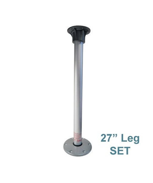 Redwood Silver 27" Table leg SET