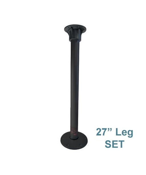 Gambe del tavolo Redwood Black da 27" - SET