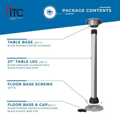 Sequoia Table Leg Parts