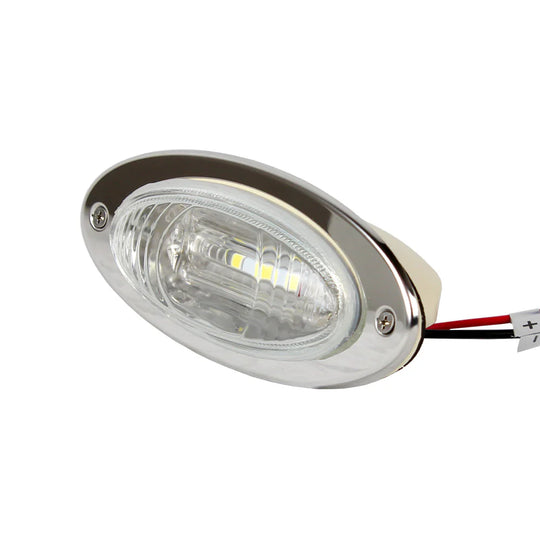 Ovale LED-aanlegverlichting, wit
