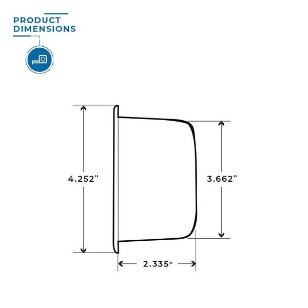 Flat Bottom S/S, 316 Stainless, Cork Pad
