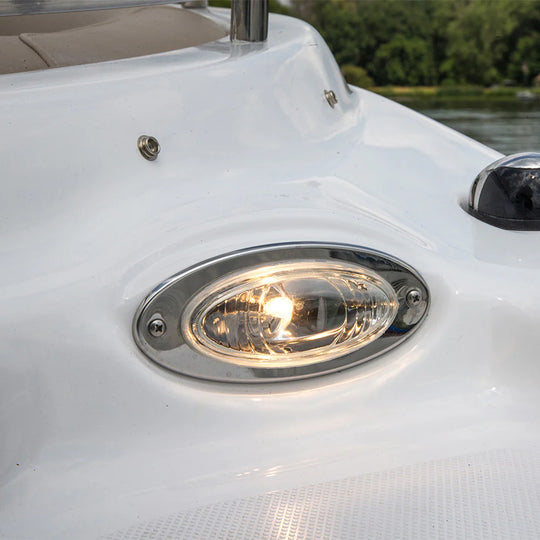 Ovale LED-aanlegverlichting, wit