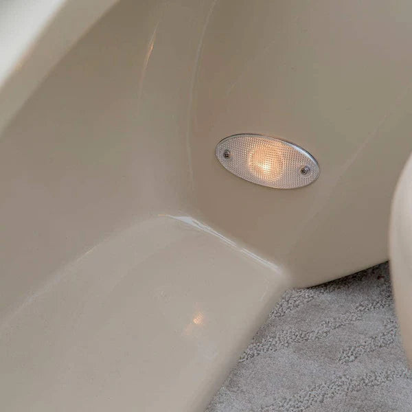 Piccola luce di cortesia ovale